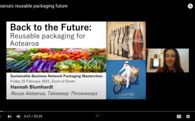 Aotearoa’s reusable packaging future (panel)