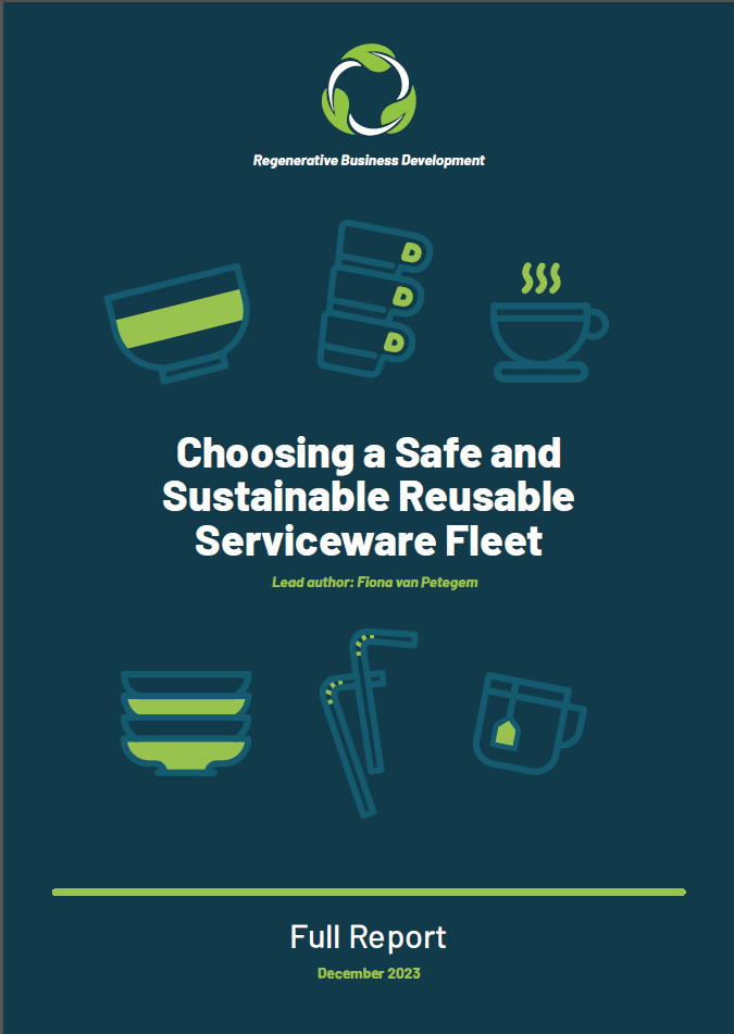 Safe and sustainable serviceware fleet cover